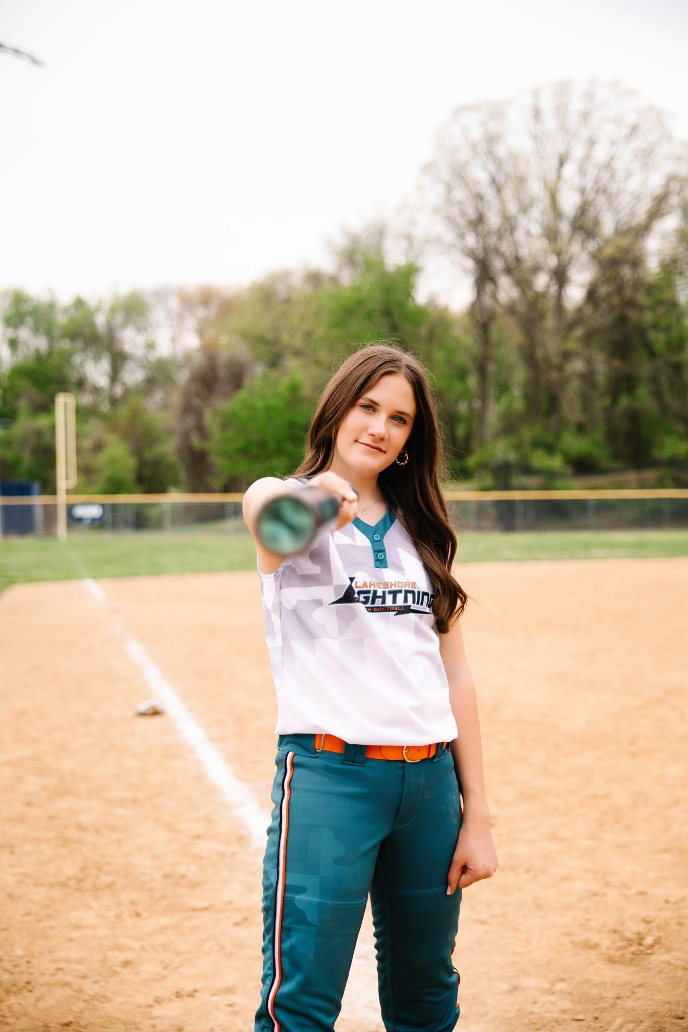 Hailey Ryckman softball portrait